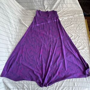 LuLaRoe Maxi Skirt in Vibrant Purple